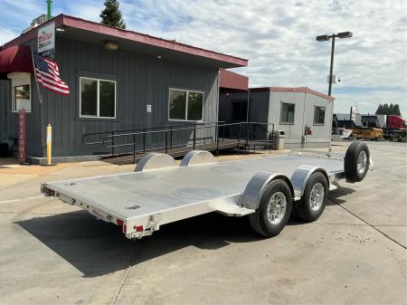 New 2027 Aluma 8220H-TA-EL-R-RTD 7FT X 20FT 9990 GVW Car Hauler
