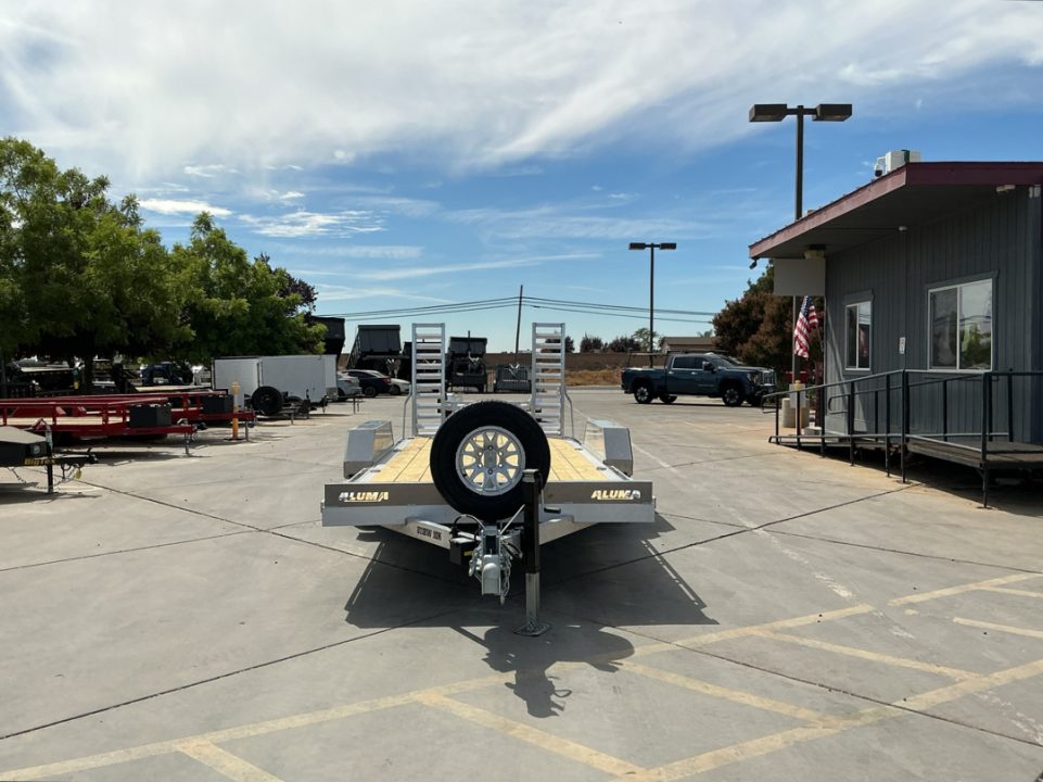 New 2027 Aluma 8118W-10K-TA-EL-R-RTD 7FT X 18FT 10K GVW Car Hauler