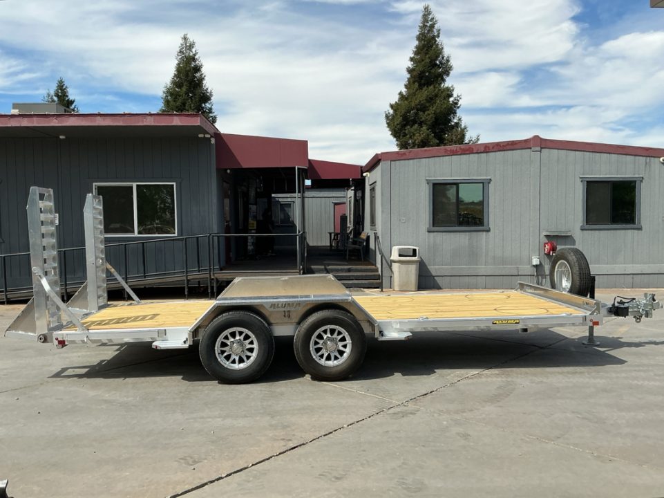 New 2027 Aluma 8118W-10K-TA-EL-R-RTD 7FT X 18FT 10K GVW Car Hauler