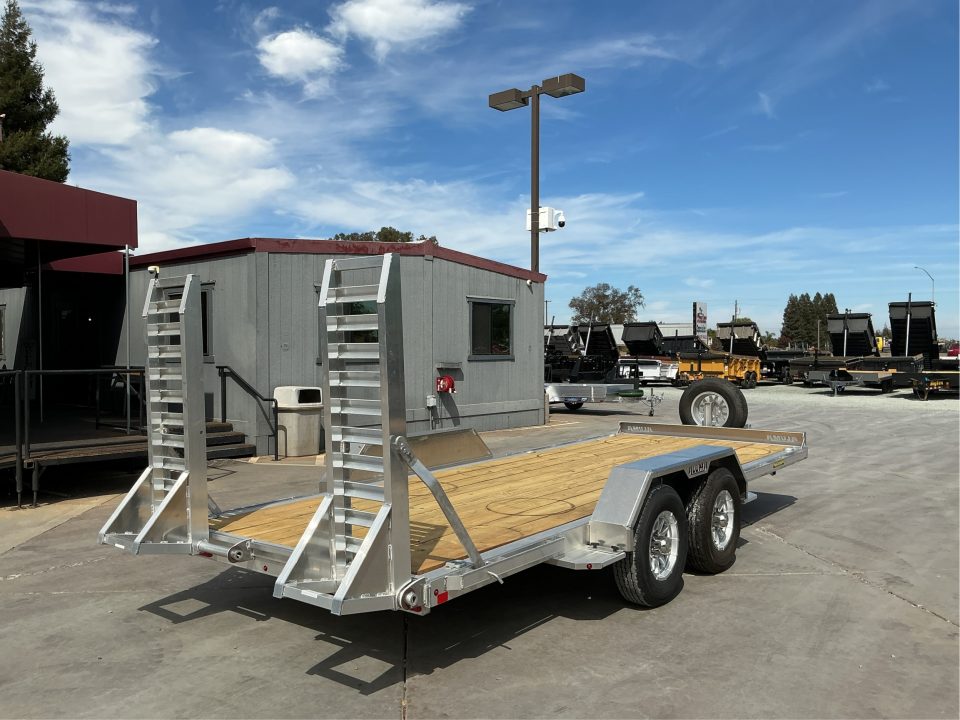 New 2027 Aluma 8118W-10K-TA-EL-R-RTD 7FT X 18FT 10K GVW Car Hauler