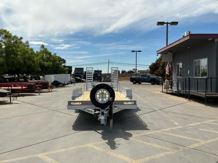 New 2027 Aluma 8118W-10K-TA-EL-R-RTD 7FT X 18FT 10K GVW Car Hauler
