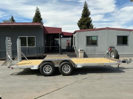 New 2027 Aluma 8118W-10K-TA-EL-R-RTD 7FT X 18FT 10K GVW Car Hauler