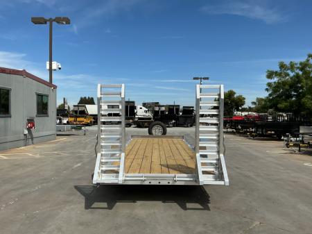 New 2027 Aluma 8118W-10K-TA-EL-R-RTD 7FT X 18FT 10K GVW Car Hauler