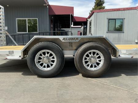 New 2027 Aluma 8118W-10K-TA-EL-R-RTD 7FT X 18FT 10K GVW Car Hauler