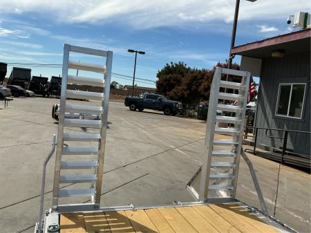 New 2027 Aluma 8118W-10K-TA-EL-R-RTD 7FT X 18FT 10K GVW Car Hauler