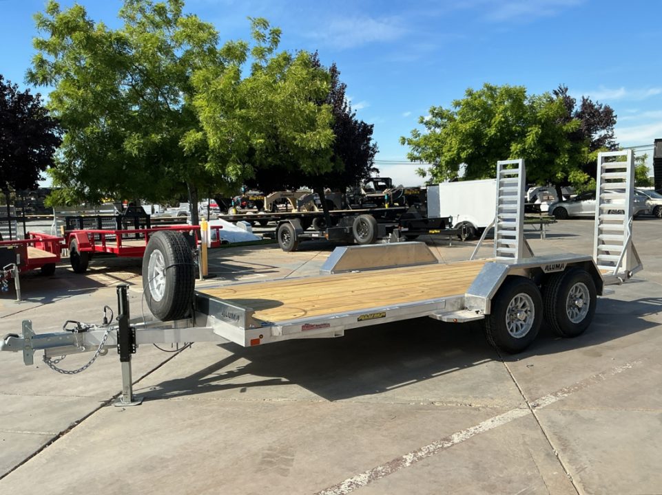 New 2027 Aluma 8116W-10K-EL-R-RTD 7FT X 16FT 10K GVW Car Hauler