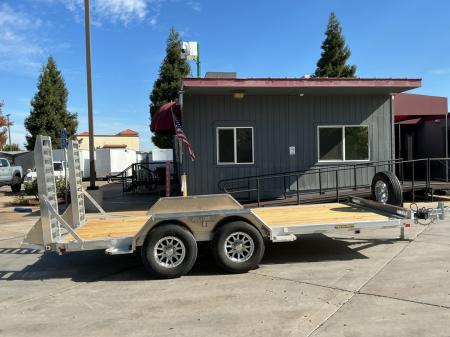 New 2027 Aluma 8116W-10K-EL-R-RTD 7FT X 16FT 10K GVW Car Hauler