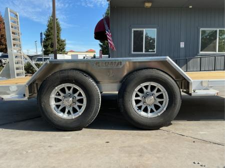New 2027 Aluma 8116W-10K-EL-R-RTD 7FT X 16FT 10K GVW Car Hauler