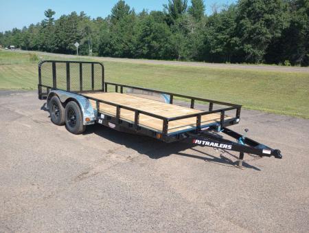 New 2027 PJ Trailers UL 83"X16' Tandem Axle Utility Trailer