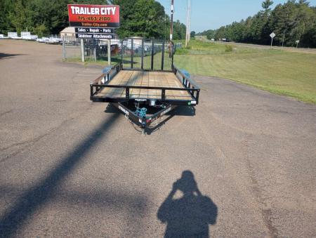 New 2027 PJ Trailers UL 83"x18' Tandem Axle Utility Trailer