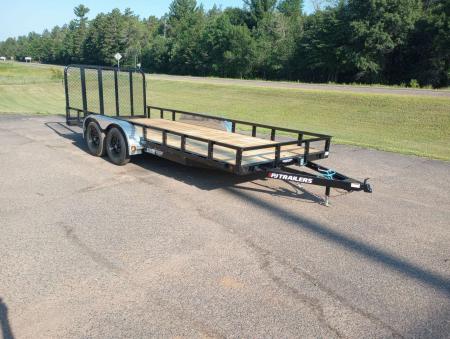 New 2027 PJ Trailers UL 83"x18' Tandem Axle Utility Trailer