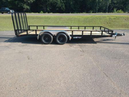 New 2027 PJ Trailers UL 83"x18' Tandem Axle Utility Trailer