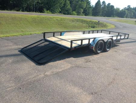 New 2027 PJ Trailers UL 83"x18' Tandem Axle Utility Trailer