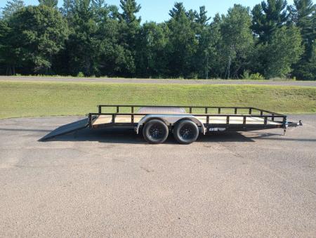 New 2027 PJ Trailers UL 83"x18' Tandem Axle Utility Trailer