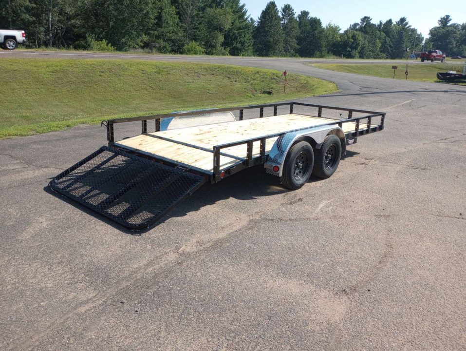 New 2027 PJ Trailers UL 83"X16' Tandem Axle Utility Trailer