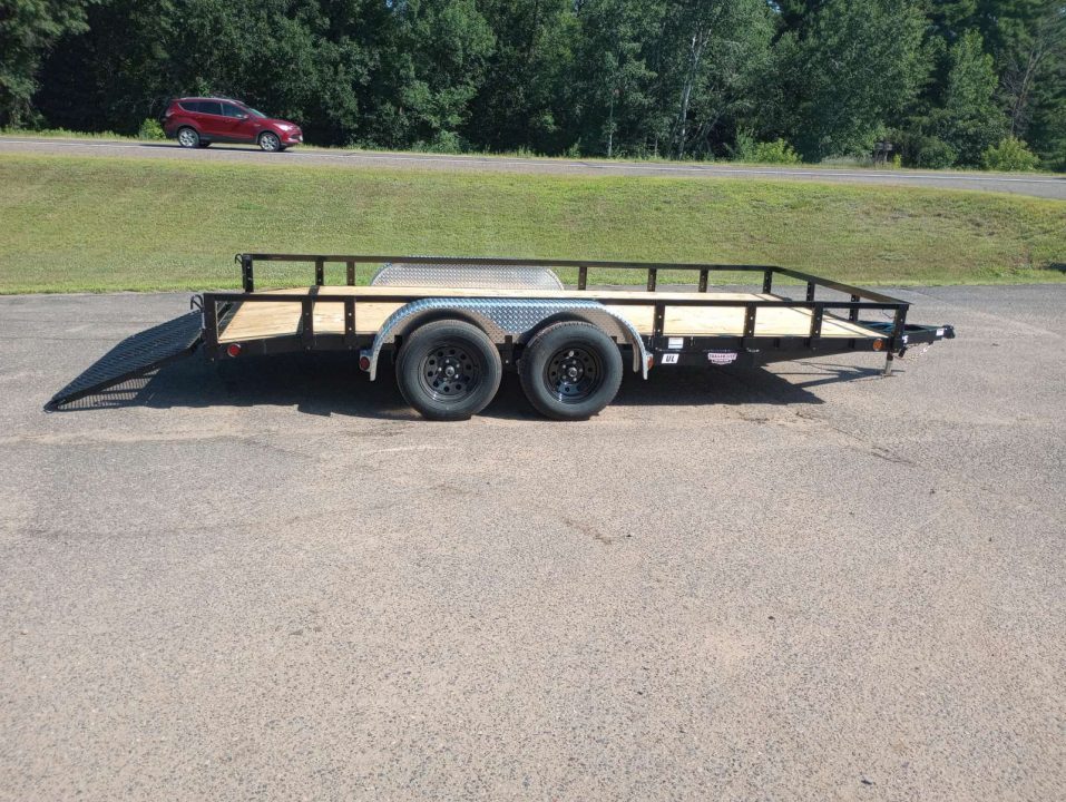 New 2027 PJ Trailers UL 83"X16' Tandem Axle Utility Trailer