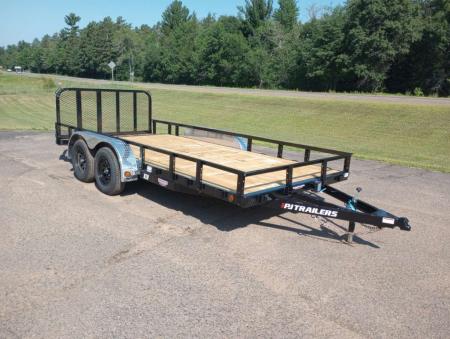 New 2027 PJ Trailers UL 83"X16' Tandem Axle Utility Trailer