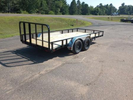 New 2027 PJ Trailers UL 83"X16' Tandem Axle Utility Trailer