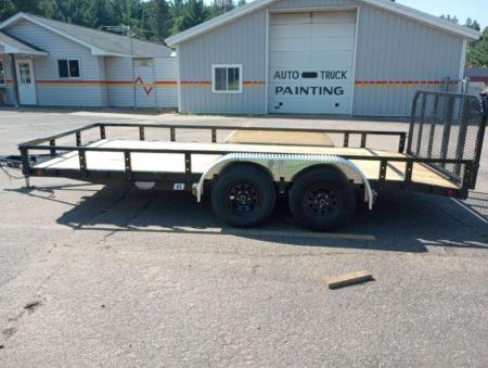 New 2027 PJ Trailers UL 83"X16' Tandem Axle Utility Trailer