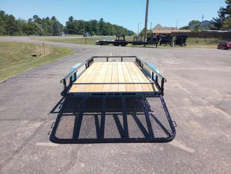 New 2027 PJ Trailers UL 83"x18' Tandem Axle Utility Trailer
