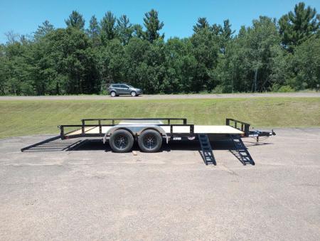 New 2027 PJ Trailers UL 83"x18' Tandem Axle Utility Trailer