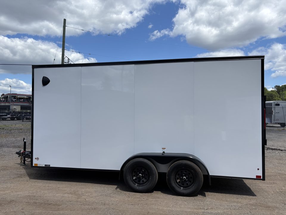 New 2027 Cross Trailers 7x16 7000 GVWR 84" Interior Height Blackout PCKG Cargo / Enclosed Trailer