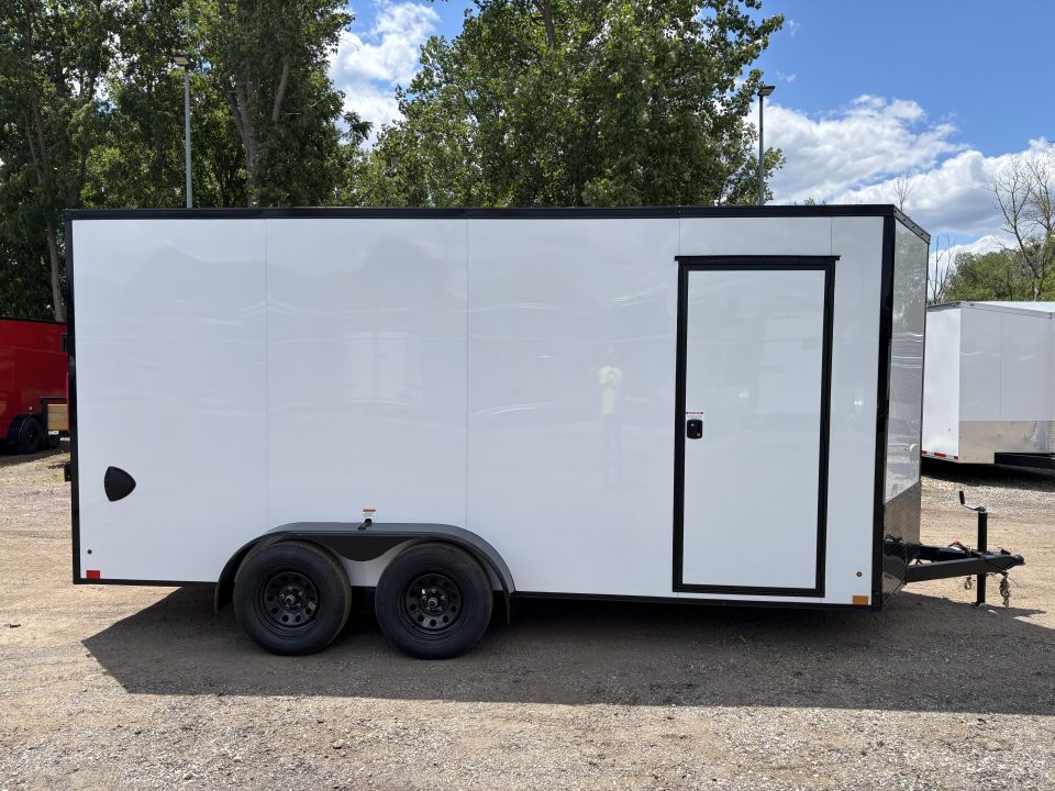 New 2027 Cross Trailers 7x16 7000 GVWR 84" Interior Height Blackout PCKG Cargo / Enclosed Trailer