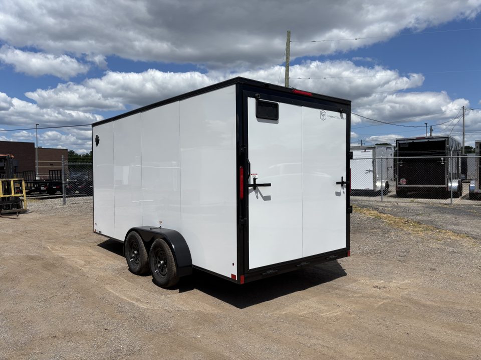 New 2027 Cross Trailers 7x16 7000 GVWR 84" Interior Height Blackout PCKG Cargo / Enclosed Trailer