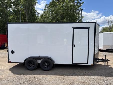 New 2027 Cross Trailers 7x16 7000 GVWR 84" Interior Height Blackout PCKG Cargo / Enclosed Trailer
