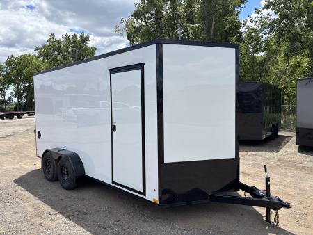 New 2027 Cross Trailers 7x16 7000 GVWR 84" Interior Height Blackout PCKG Cargo / Enclosed Trailer