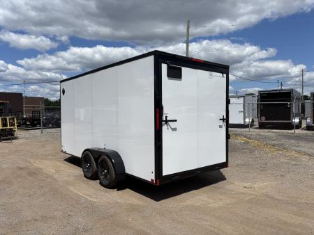 New 2027 Cross Trailers 7x16 7000 GVWR 84" Interior Height Blackout PCKG Cargo / Enclosed Trailer