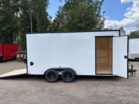 New 2027 Cross Trailers 7x16 7000 GVWR 84" Interior Height Blackout PCKG Cargo / Enclosed Trailer