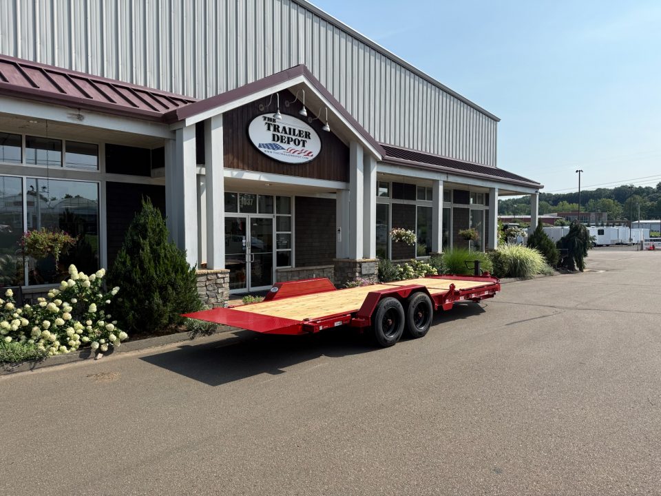 New Liberty 6'11" x 22' Split Deck I-Beam Tilt Trailer 17.5K