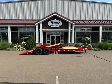 New Liberty 6'11" x 22' Split Deck I-Beam Tilt Trailer 17.5K