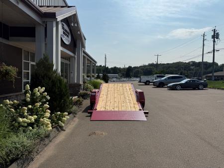 New Liberty 6'11" x 22' Split Deck I-Beam Tilt Trailer 17.5K
