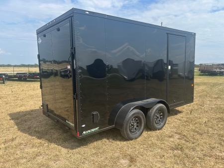 New 2027 Rock Solid 7x14 Tandem 7K Cargo w/ Ramp Door, .080 Sides, & 7' Interior Height