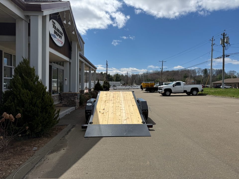 New Liberty 6'11" x 20' Split Deck I-Beam Tilt Trailer 15.4K