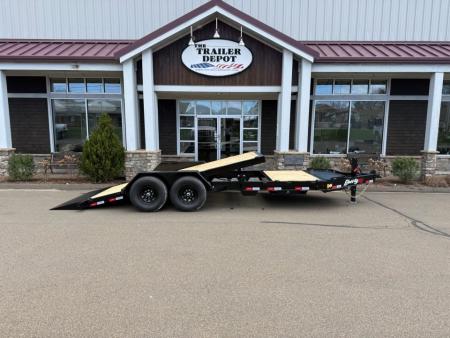 New Liberty 6'11" x 20' Split Deck I-Beam Tilt Trailer 15.4K