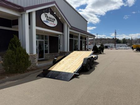 New Liberty 6'11" x 20' Split Deck I-Beam Tilt Trailer 15.4K