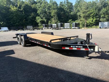 New 2027 BWISE 15.4K 20' Equipment Trailer with 3' Self Cleaning Dovetail