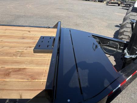 New 2027 BWISE 15.4K 20' Equipment Trailer with 3' Self Cleaning Dovetail