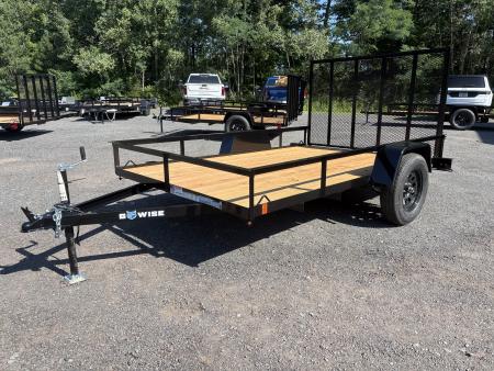 New 2027 BWISE 6x10 Angle Iron Utility Trailer