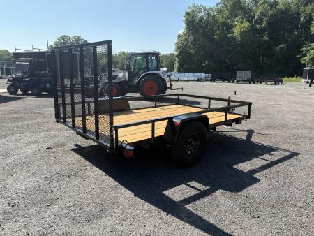 New 2027 BWISE 6x10 Angle Iron Utility Trailer