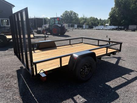 New 2027 BWISE 6x10 Angle Iron Utility Trailer
