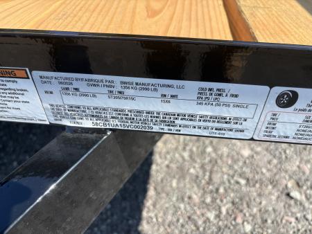 New 2027 BWISE 6x10 Angle Iron Utility Trailer