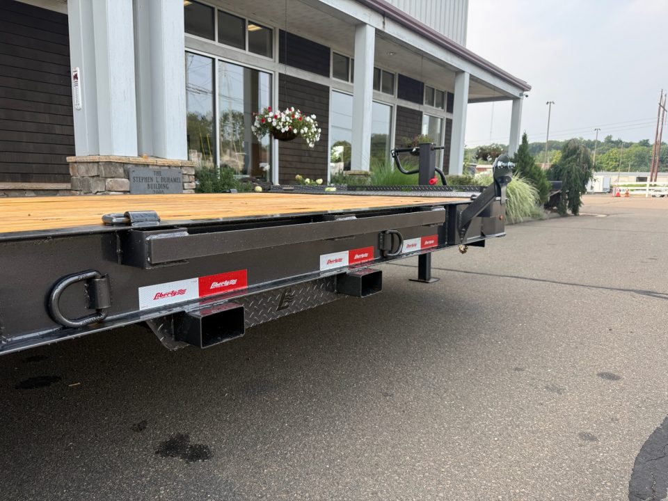 New Liberty 6'11" x 17' + 3' I-Beam Equipment Trailer 15.4K
