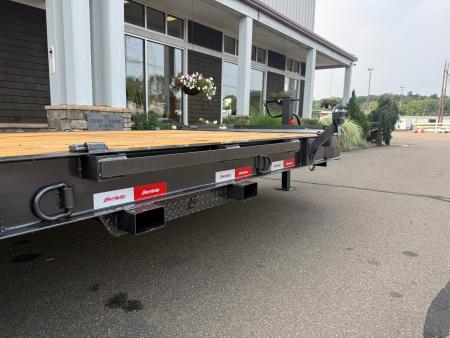 New Liberty 6'11" x 17' + 3' I-Beam Equipment Trailer 15.4K
