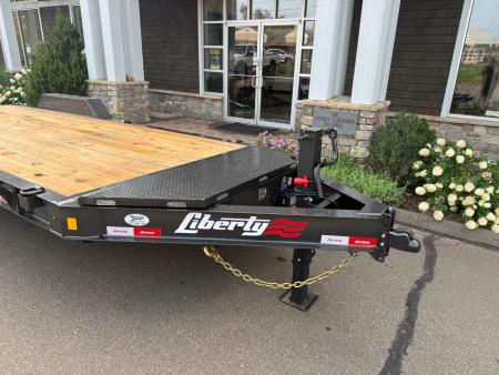 New Liberty 6'11" x 17' + 3' I-Beam Equipment Trailer 15.4K