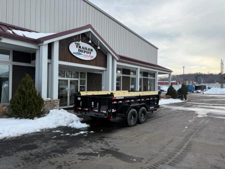 New Liberty 6'11" x 14' Telescopic Dump Trailer 15.4K