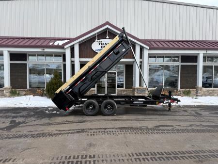New Liberty 6'11" x 14' Telescopic Dump Trailer 15.4K